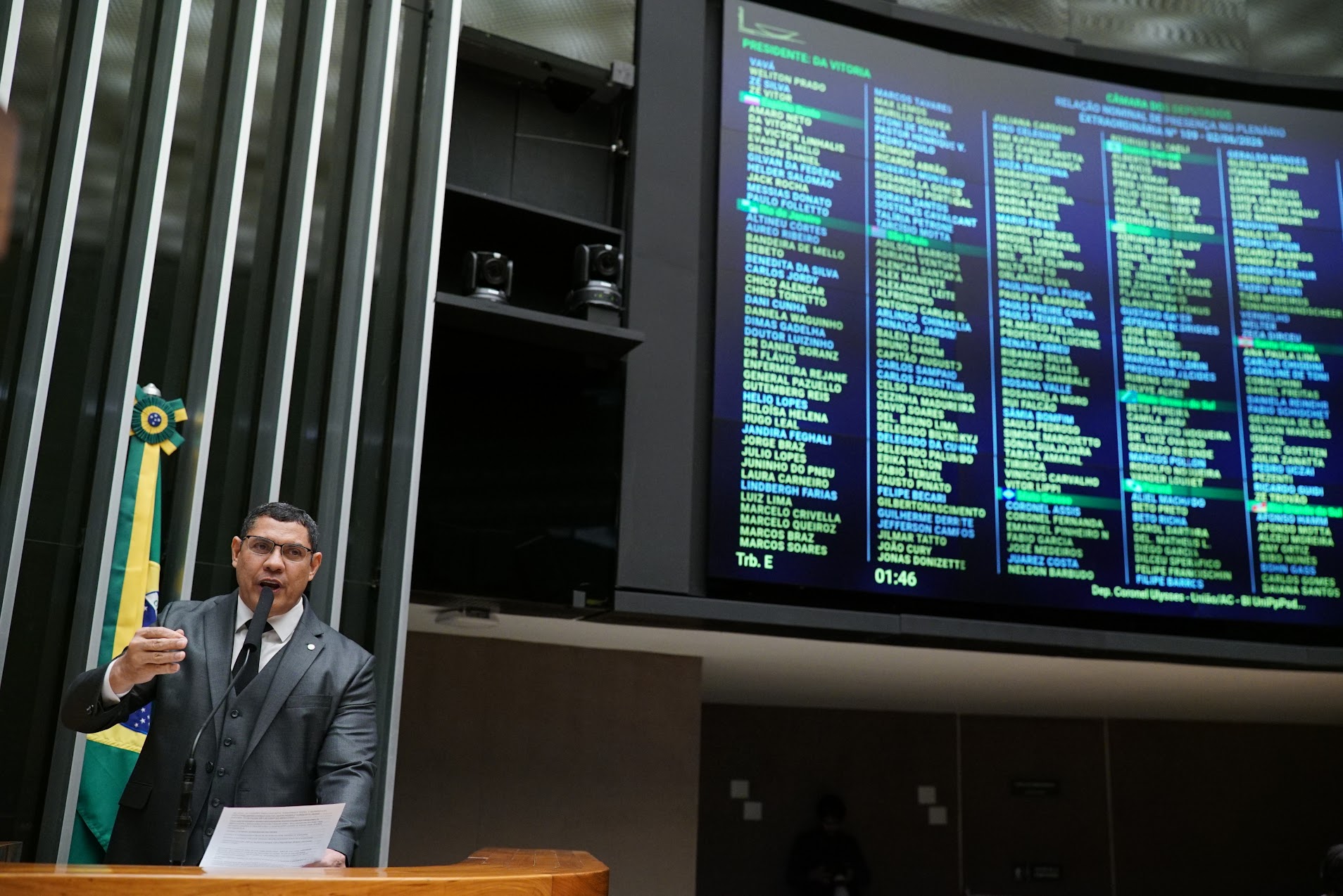 Coronel Ulysses registra mais de 93% de presença nas votações da Câmara